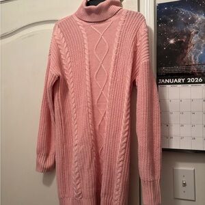 Pinkblush Soft Pink Turtleneck Sweater